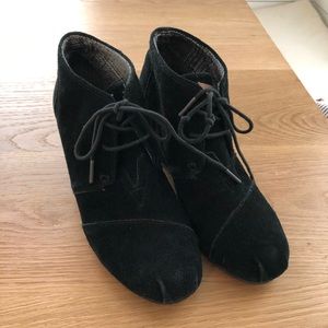 Toms Wedge Ankle Boots